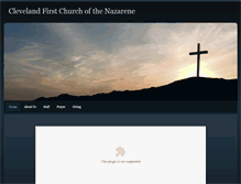 Tablet Screenshot of clevelandnazarene.org